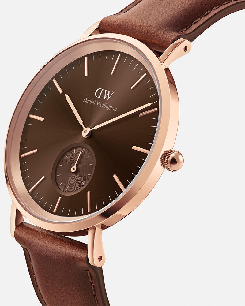 Daniel wellington Men Classic Round Brown Watches - Main Image