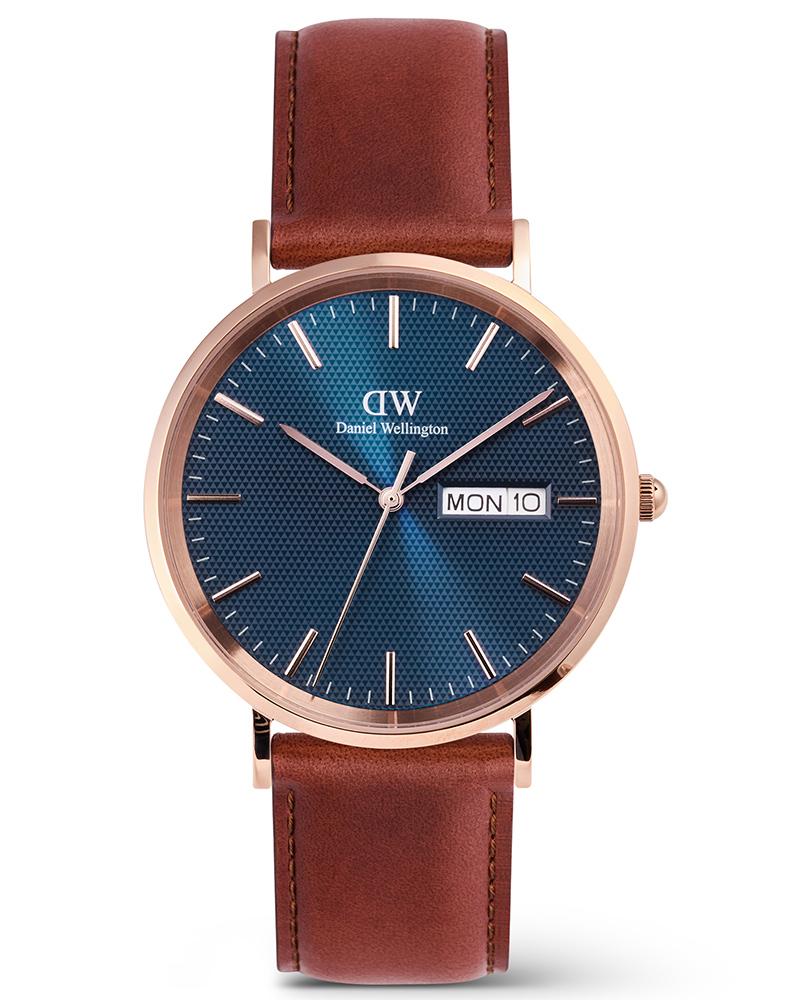 Daniel Wellington Men CLASSIC DAY DATE Arctic Blue Analog Watch