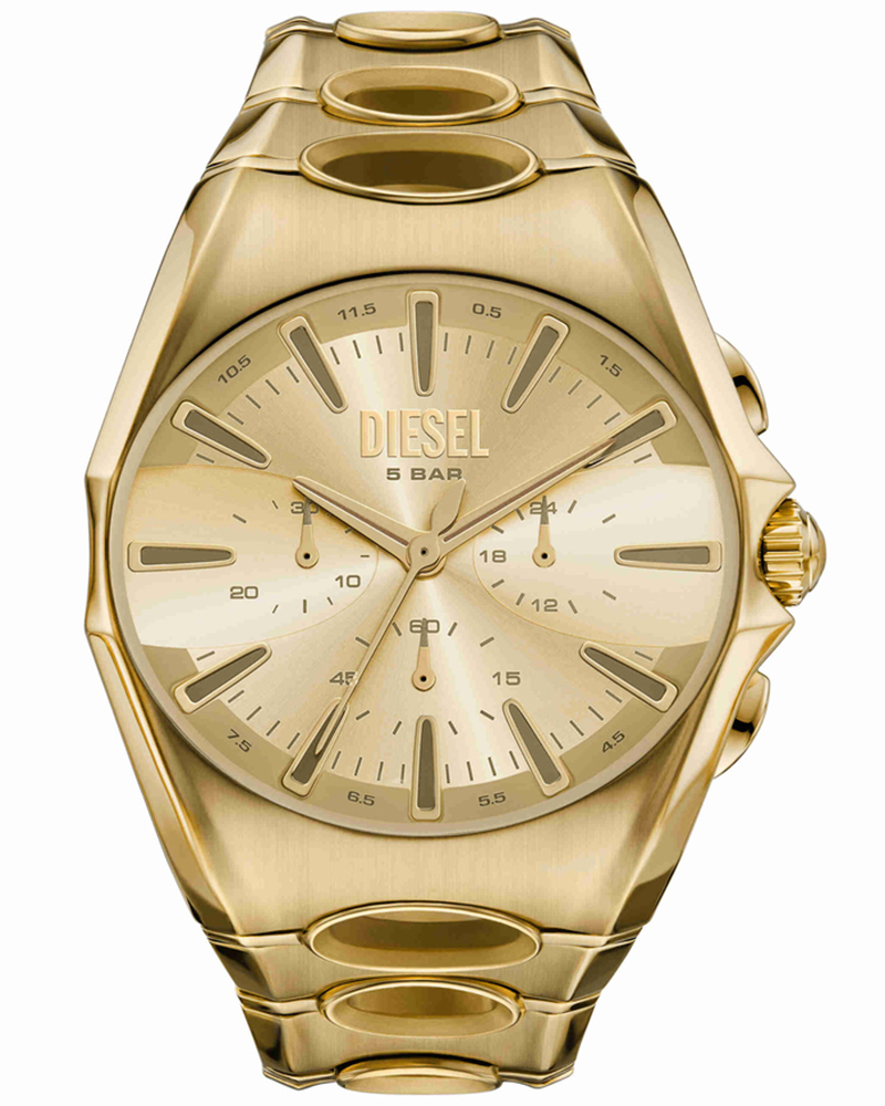 Diesel Men D-CURVE Golden Analog Watch SKU-ID DZ4695 | Helios The Diesel Men D-CURVE Golden Analog Watch SKU-ID DZ4695 | Helios The