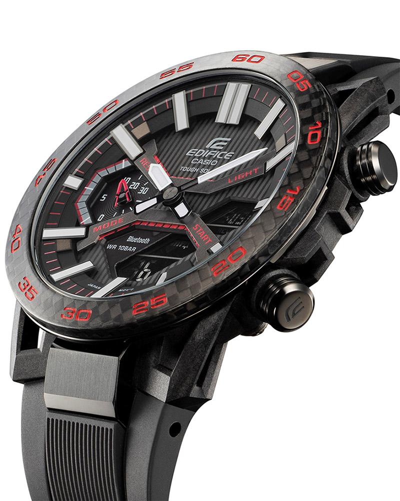 Casio EDIFICE Round Shape Men ED563 Helios Watch Store