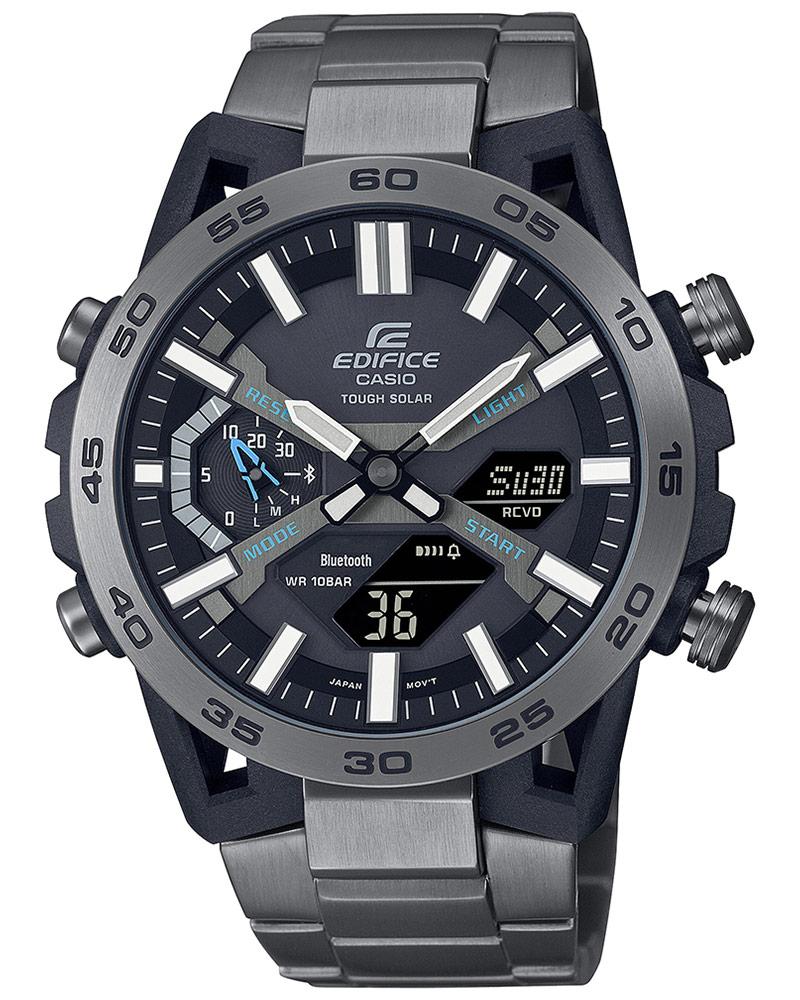 Casio Men EDIFICE Black Analog-Digital Watch SKU-ID ED565 Helios