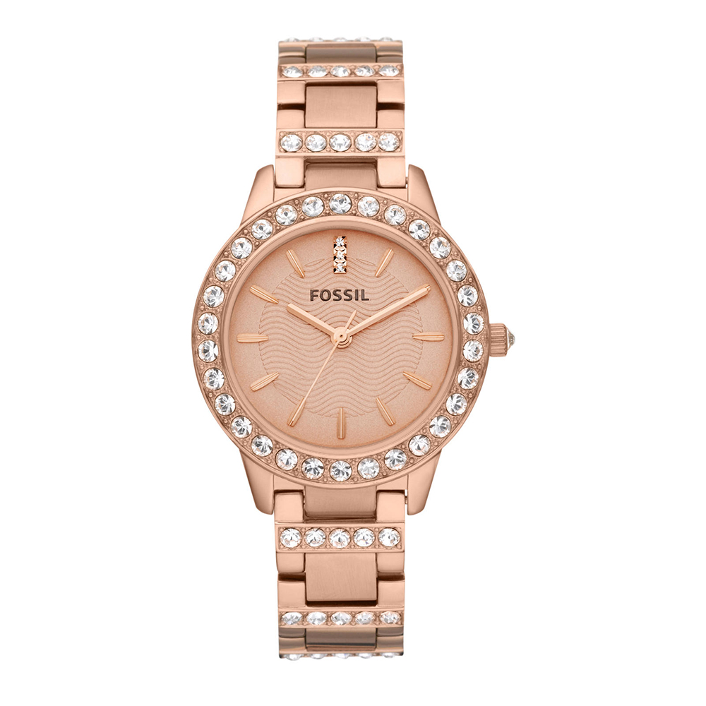 Buy Online Fossil Women Round Rose Gold Watches es3020 at Best Price Helios Store