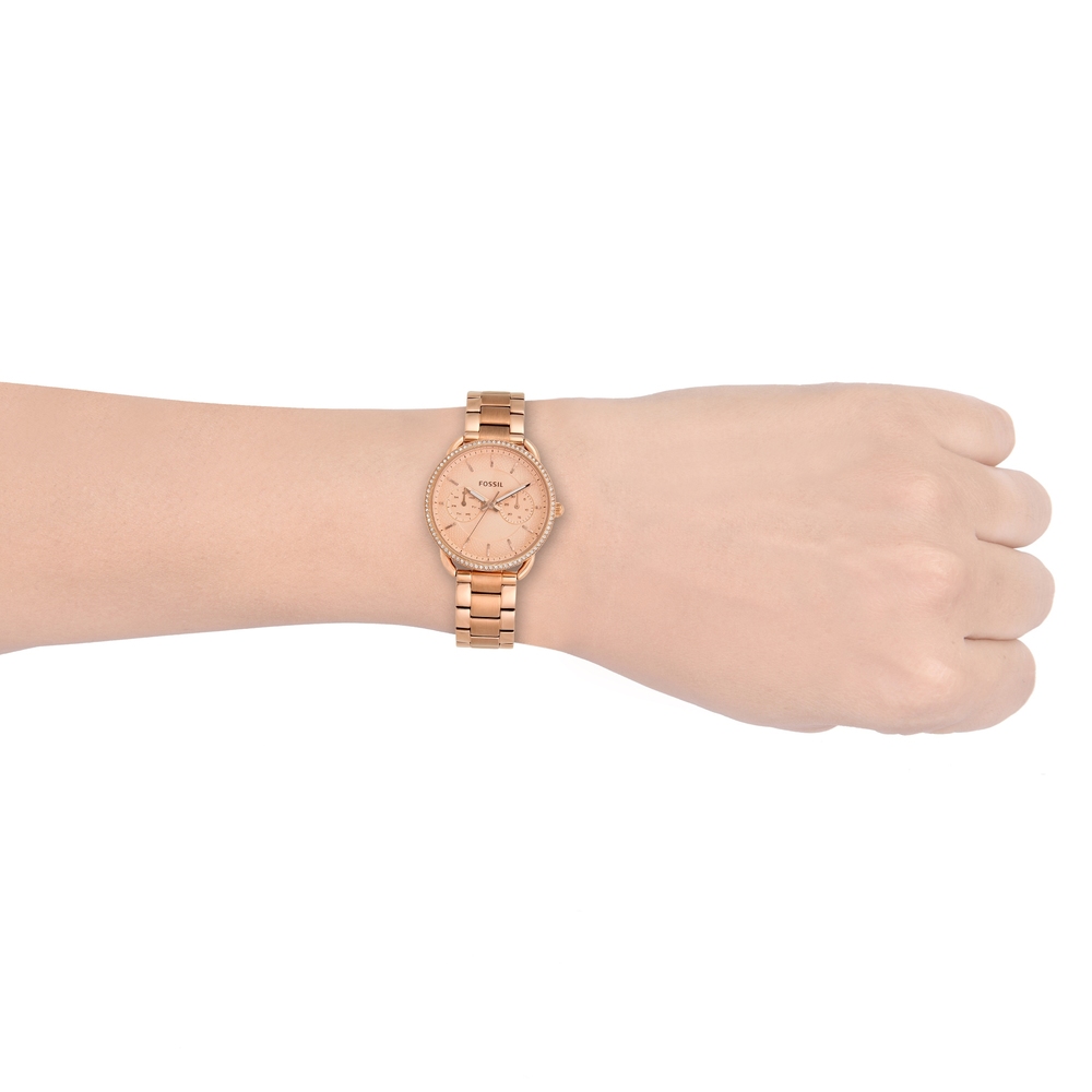 Buy Online Fossil Women Round Rose Gold Watches es4264 at Best Price Helios Store