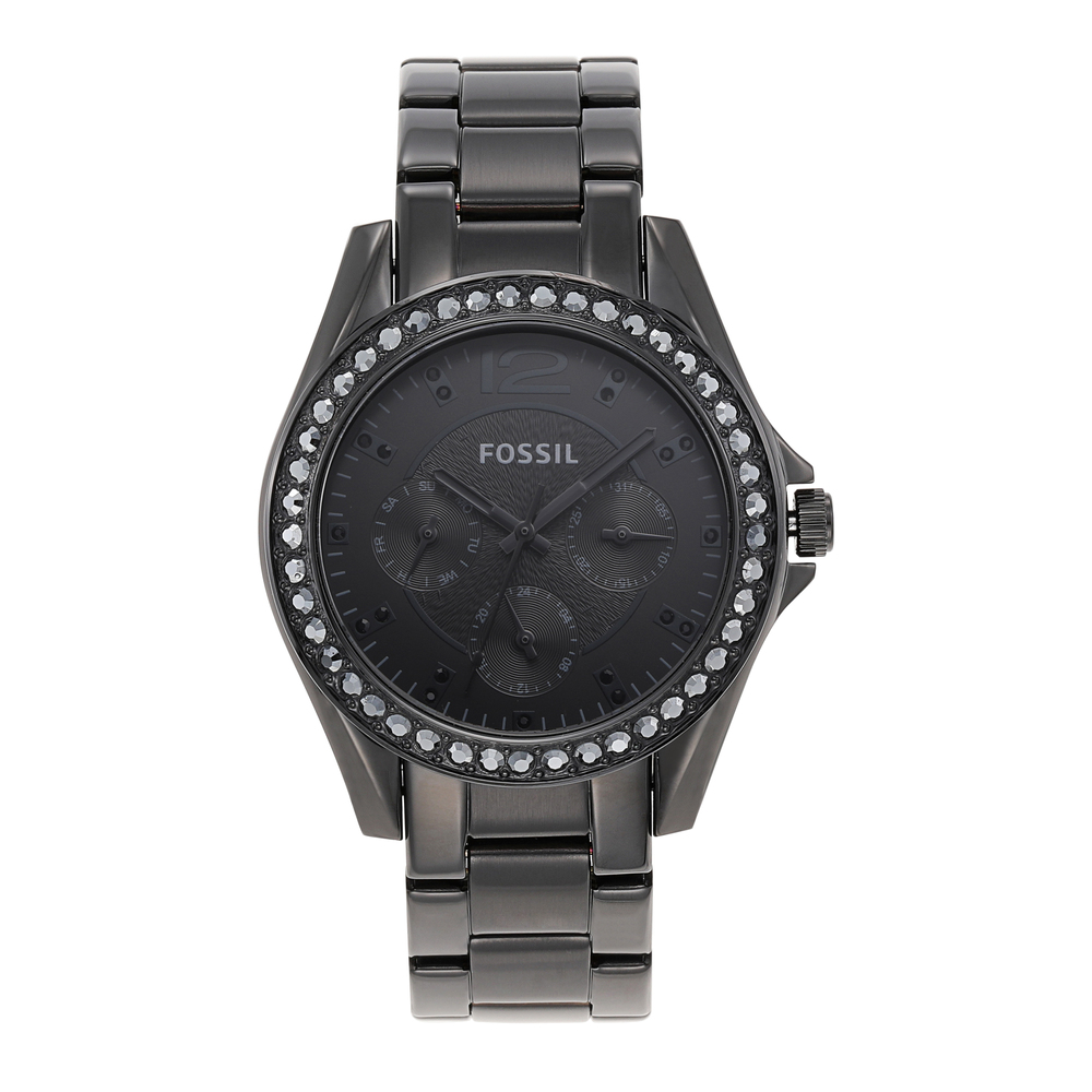 Grey fossil watch women's hotsell