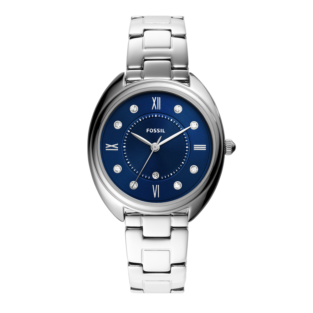 Fossil Women GABBY Blue Analog Watch SKU-ID ES5087 Helios The