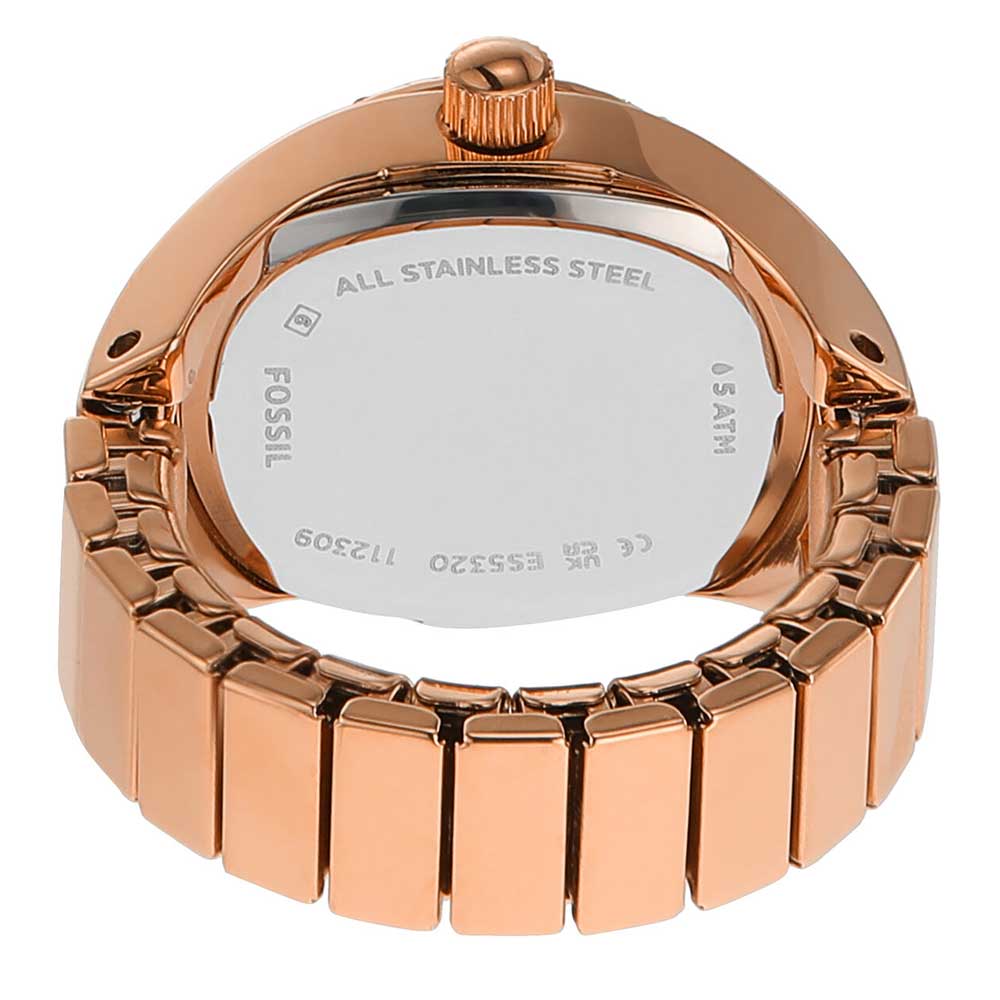 Fossil Women RING WATCH Rose Gold Analog Watch SKU-ID ES5320