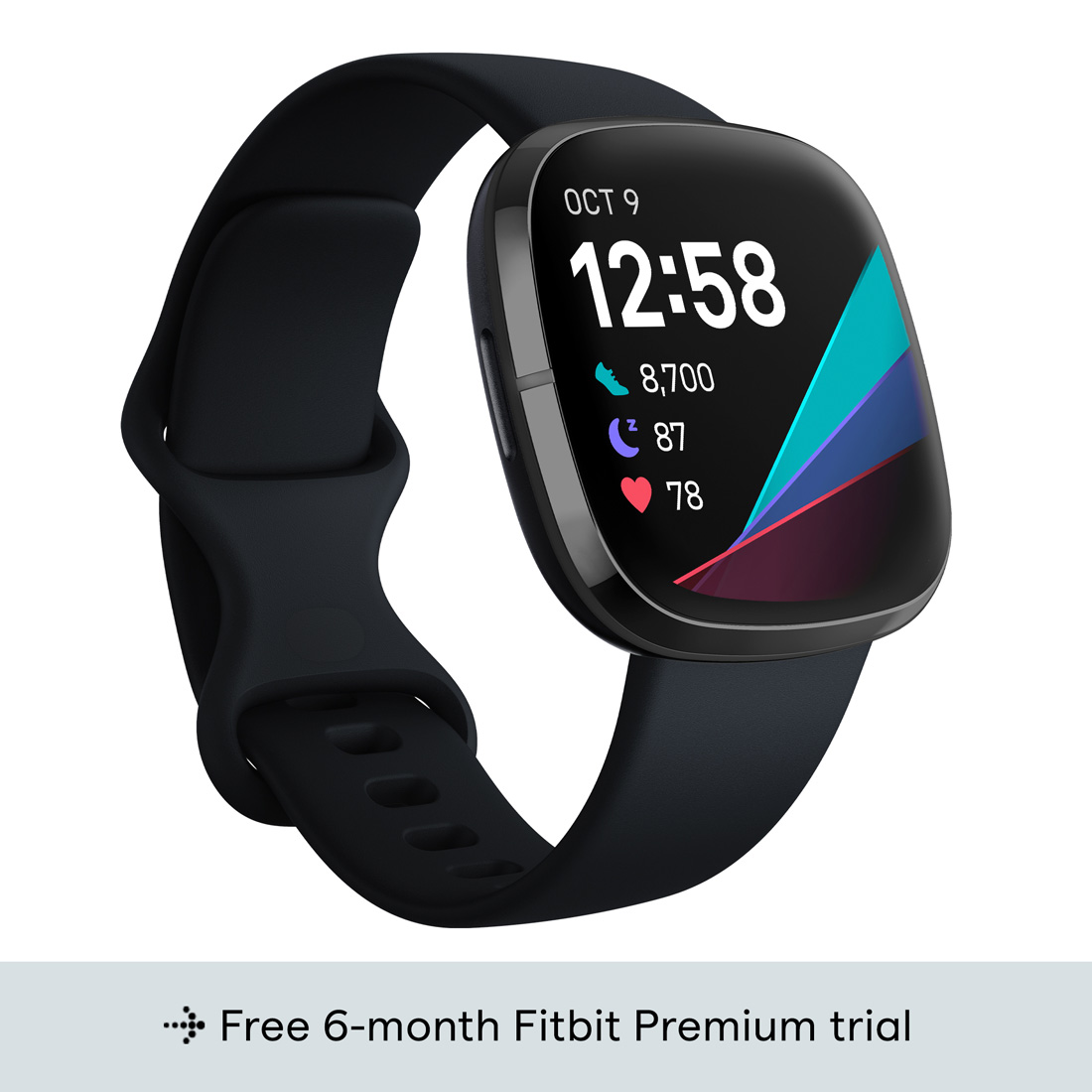 Fitbit Unisex SENSE Black Smart/Digital Watch SKU-ID FB512BKBK