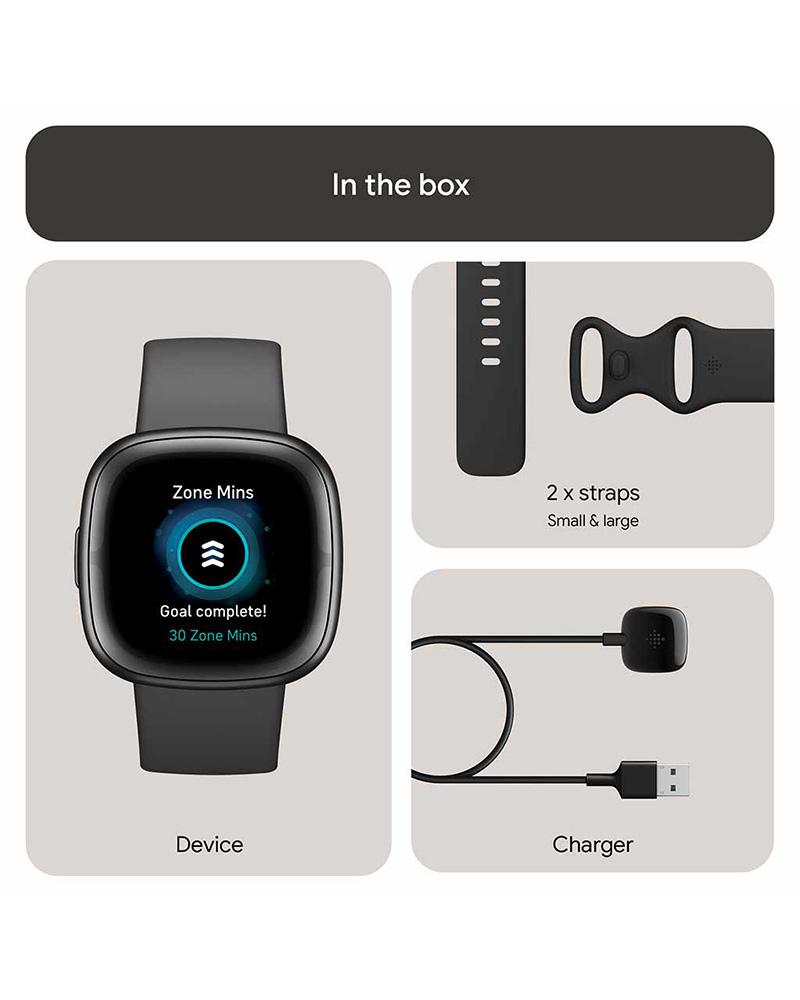 Fitbit Unisex SENSE Black Smart/Digital Watch SKU-ID FB521BKGB