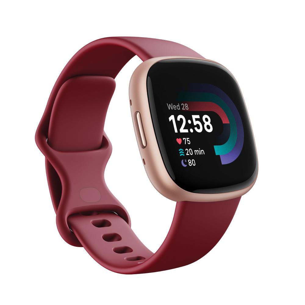 Fitbit - fitbit versa 4 スマートウォッチ FB523SRAG-FRCJK Fitbit Versa 4 Platinum Blue Smartwatch - FB523SRAG-US | Abt