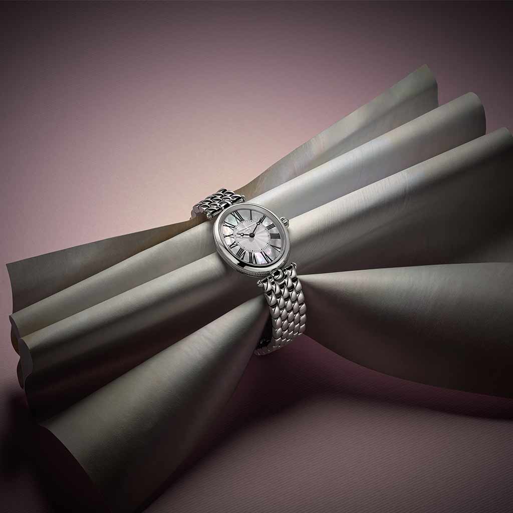 Frederique Constant Women ART DECO Mother of Pearl Analog Watch