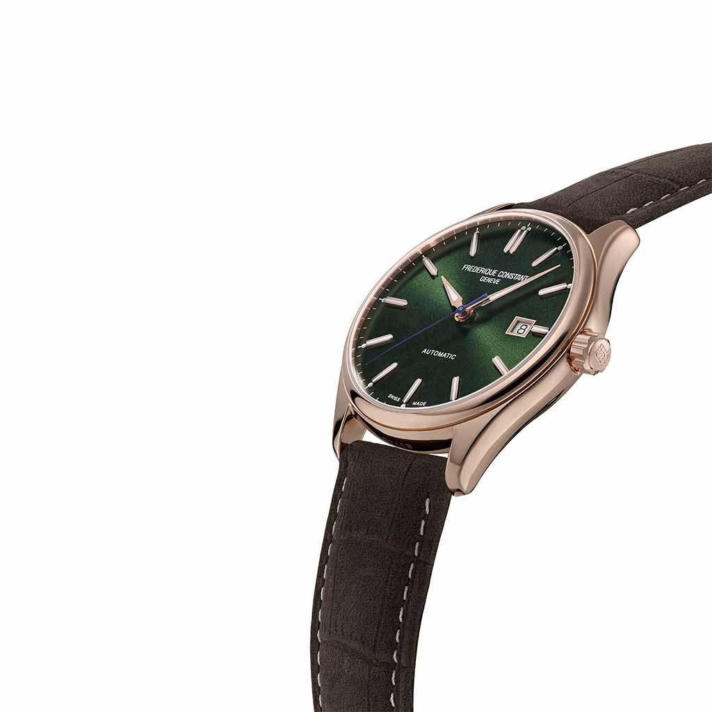 Frederique Constant Men INDEX AUTOMATIC Green Analog Watch SKU-ID