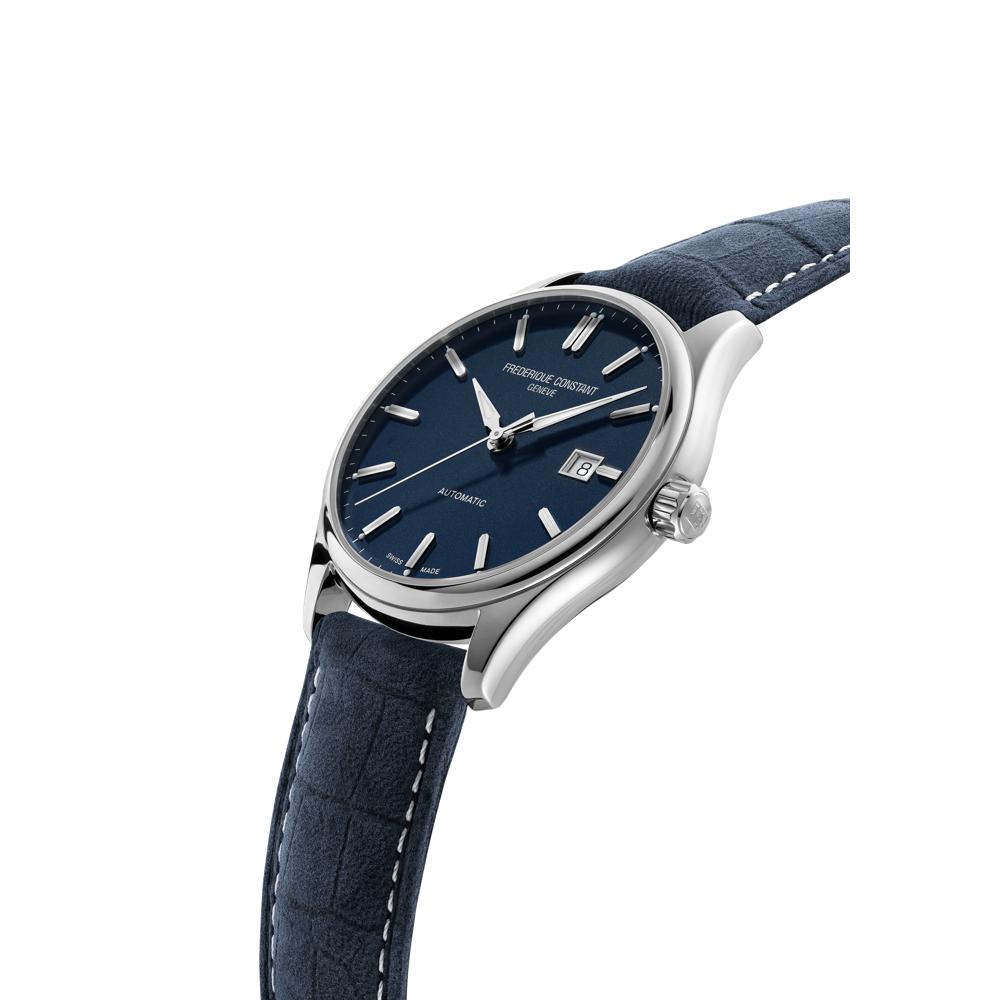 Frederique constant classics blue dial men's watch best sale