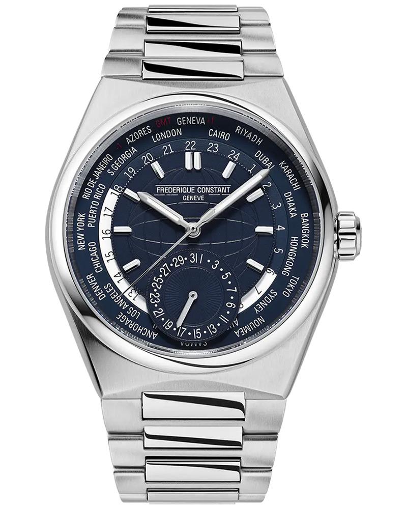 Frederique Constant Men HIGHLIFE WORLDTIMER MANUFACTURE Blue