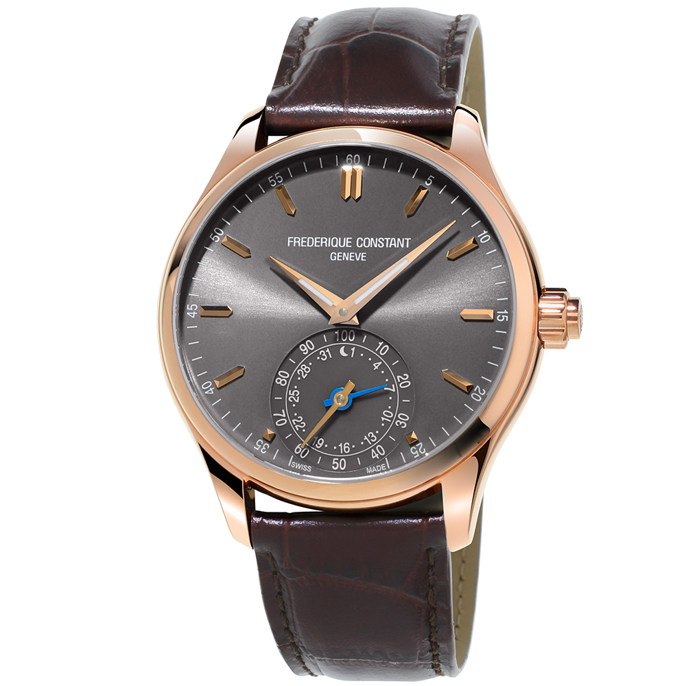 Frederique Constant Men Horological Round Grey Watches