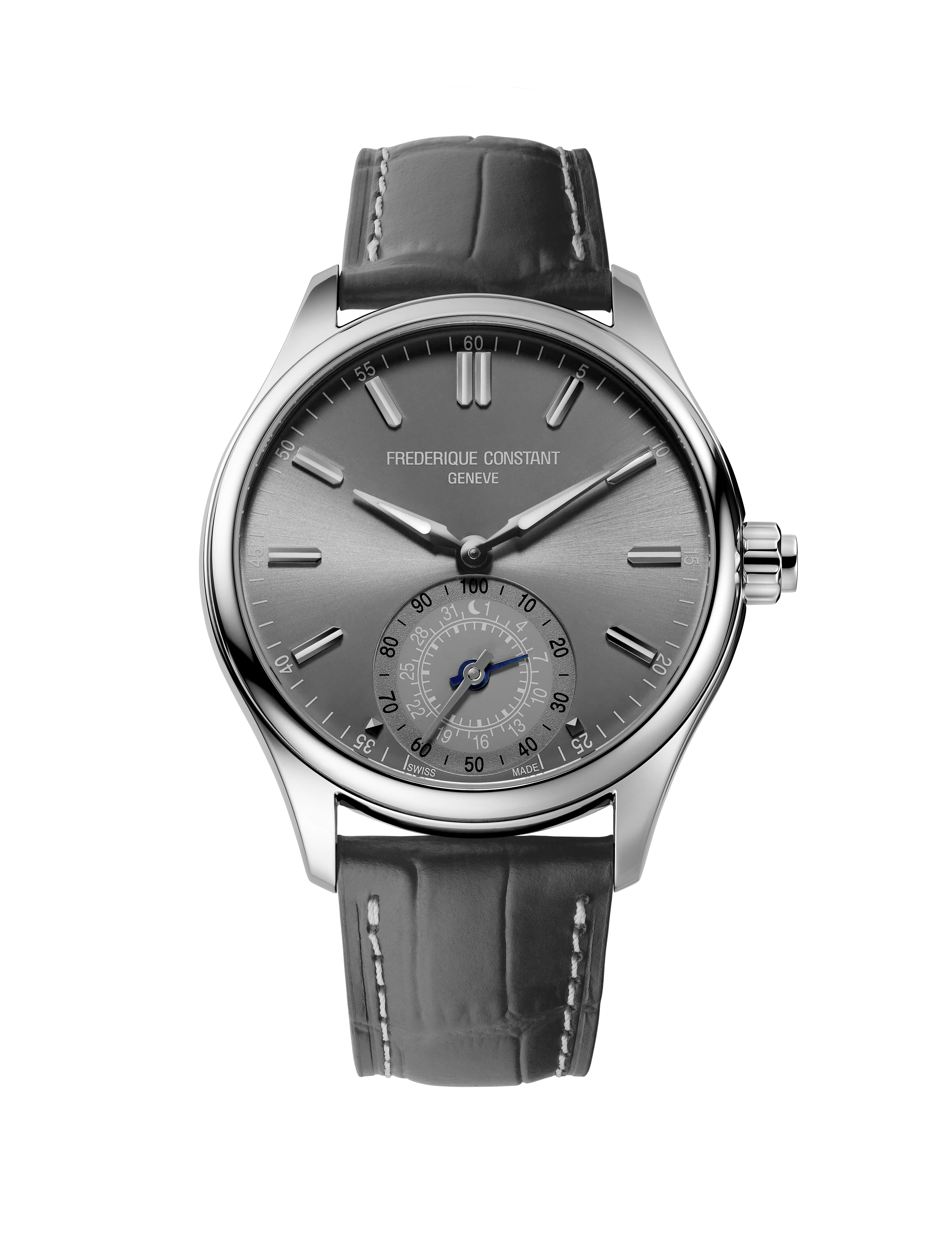 Frederique Constant Men HOROLOGICAL SMARTWATCH GENTS Grey Analog