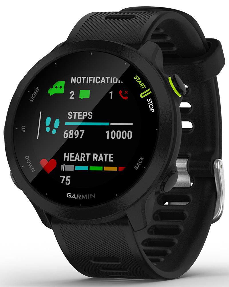 Garmin Unisex FORERUNNER 55 Black Digital/Smart Watch SKU-ID 010