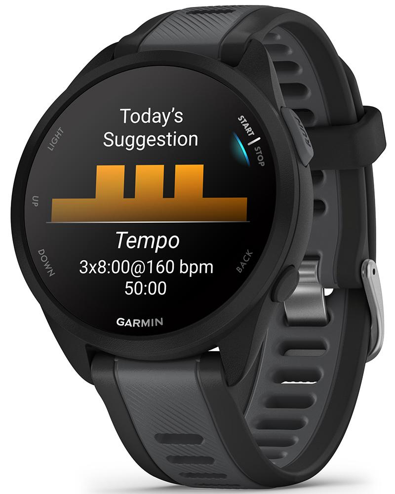 Garmin Unisex FORERUNNER 165 Black Digital/Smart Watch SKU-ID 010