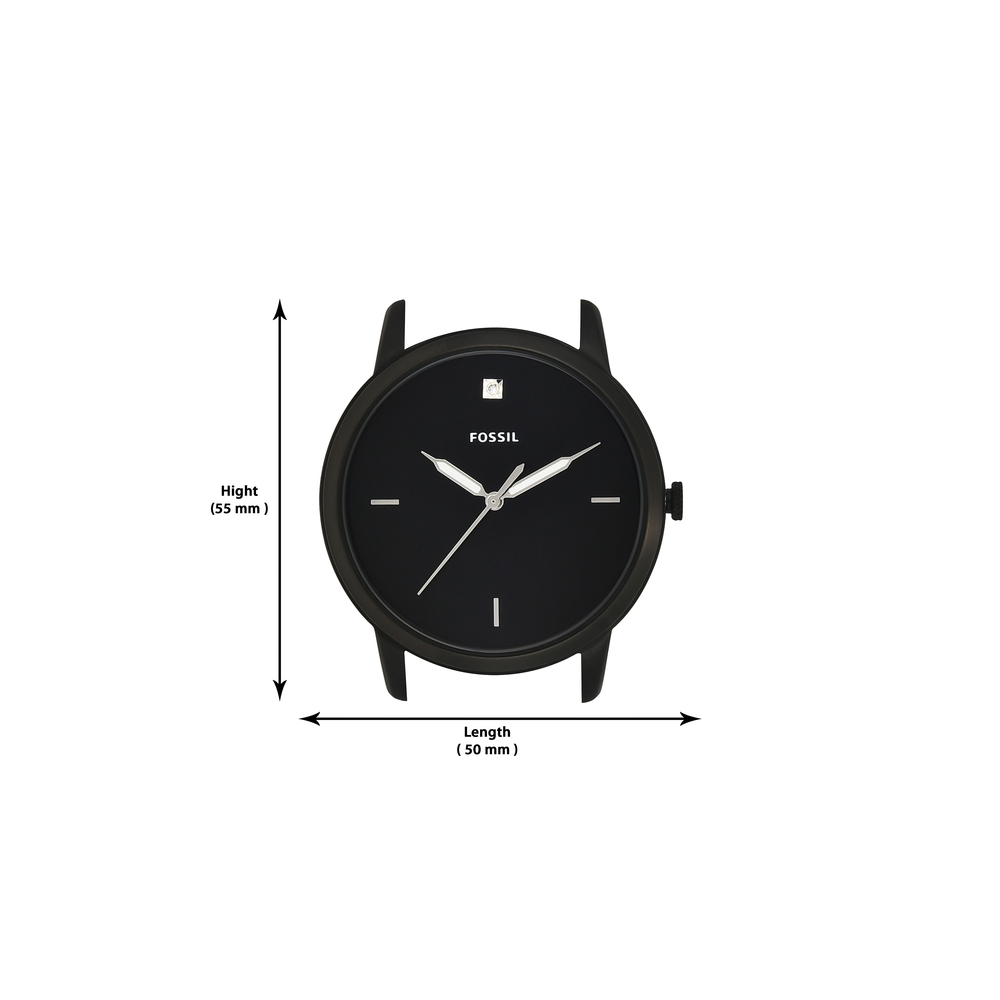 Buy Online Fossil Men Round Black Watches fs5455 at Best Price Helios Store