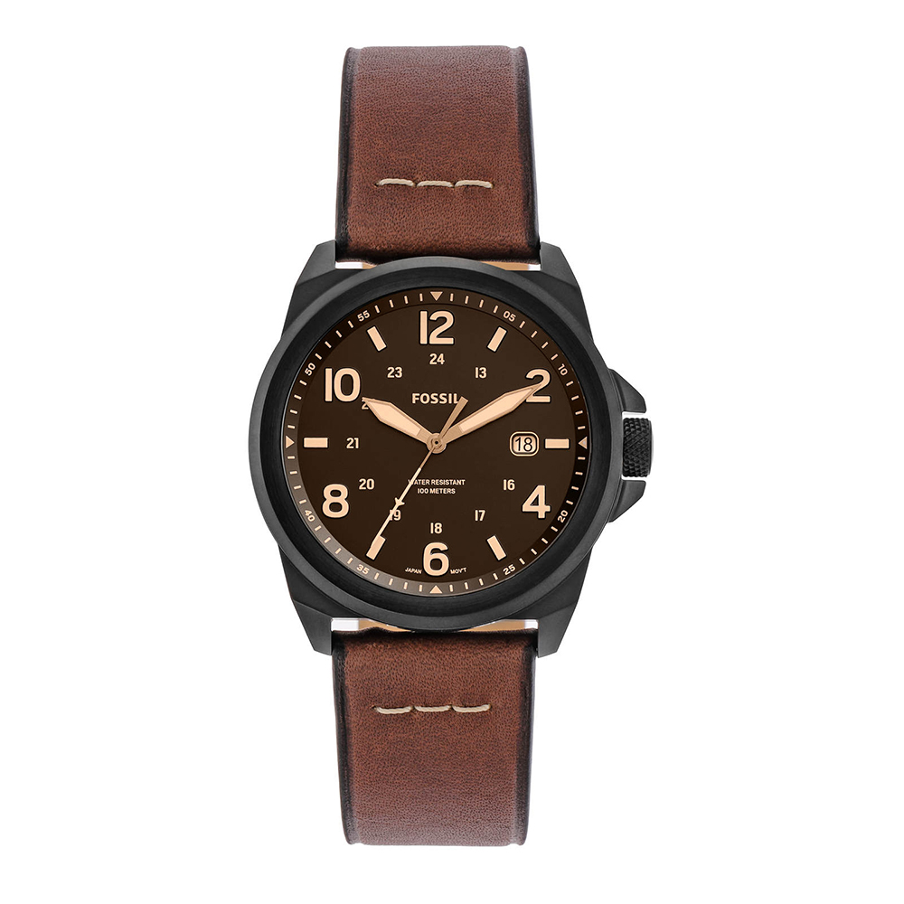 Wrist Watch Fossil 40mm Mens Watches Fossil Men Bronson Round