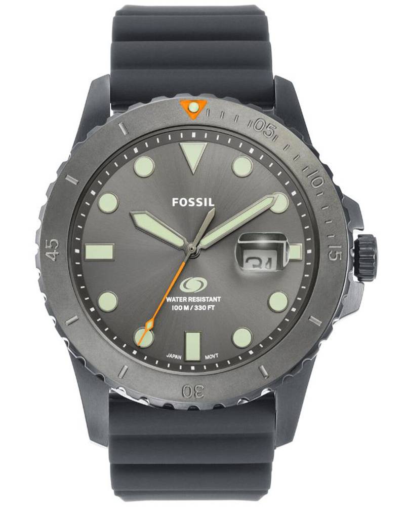 Fossil Men Fossil blue dive Round Gray Watches