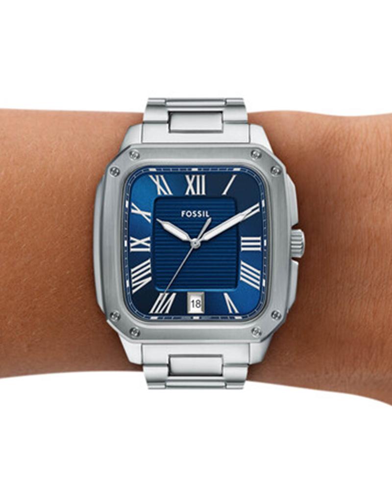 Fossil Men CROSBY Blue Analog Watch SKU-ID FS6121 | Helios The