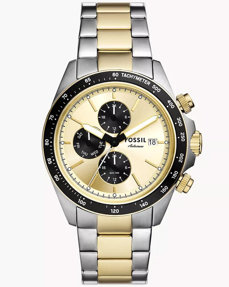 Gold Fossil Men's Watches New Arrivals Buy Fossil AUTOCROSS