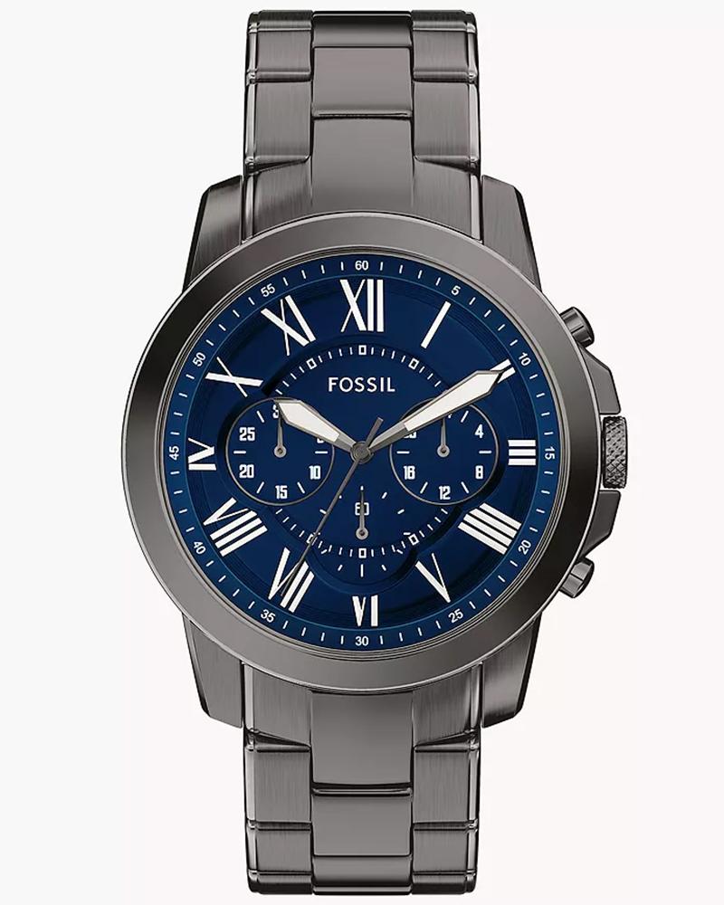 Fossil Men GRANT Blue Analog Watch SKU-ID FS6133 Helios The