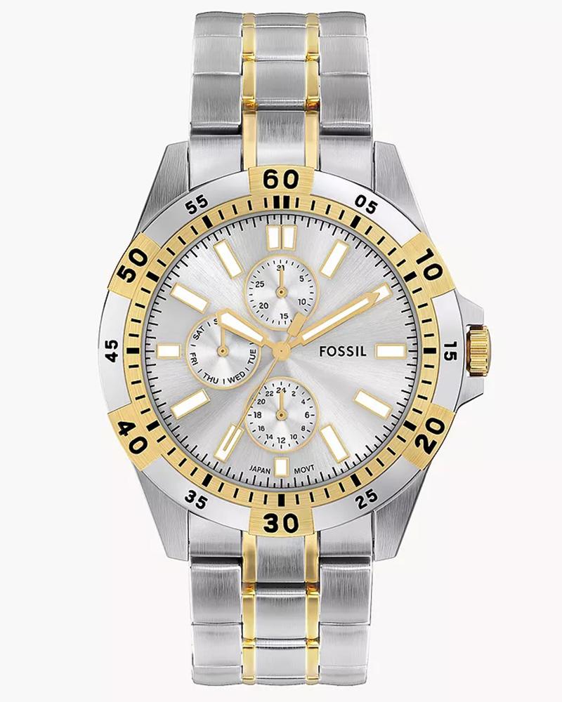 Fossil Men GARRETT Silver Analog Watch SKU-ID FS6148 Helios The