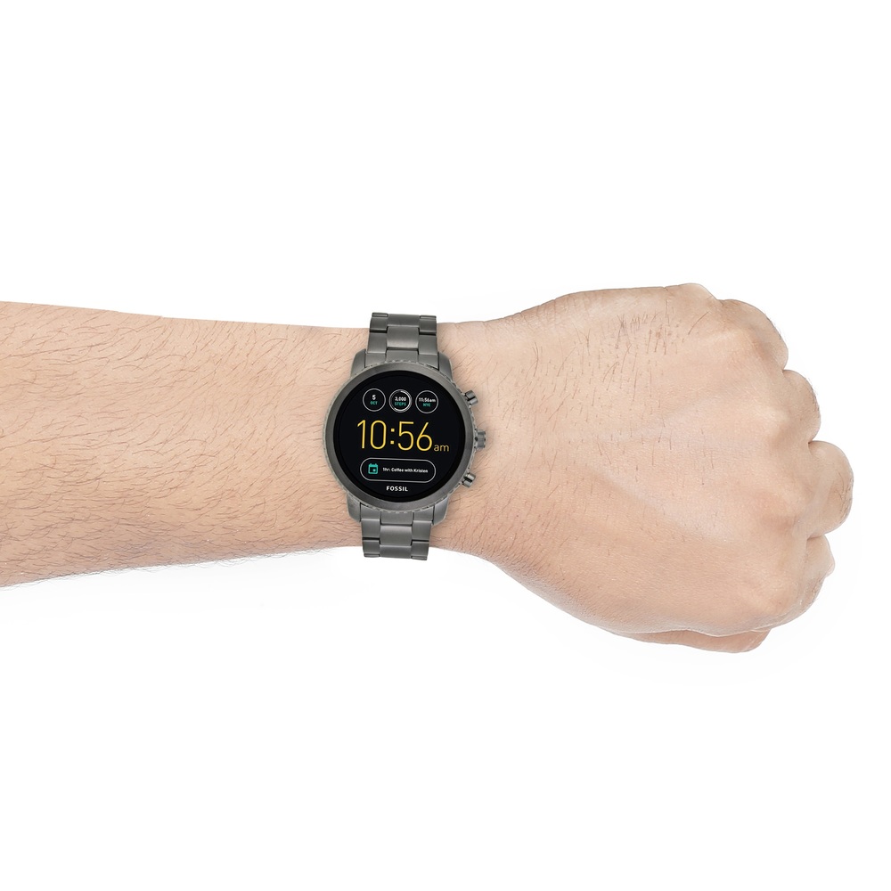 Buy Online Fossil Smartwatch Men Round Black Smartwatches ftw4001 at Best Price Helios Store