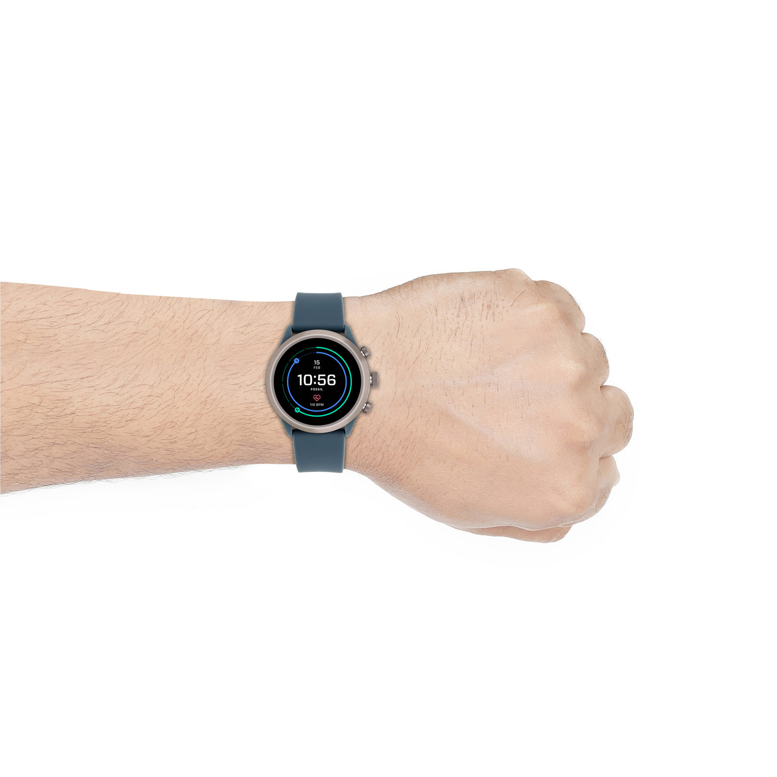 Fossil sport smartwatch smokey blue best sale