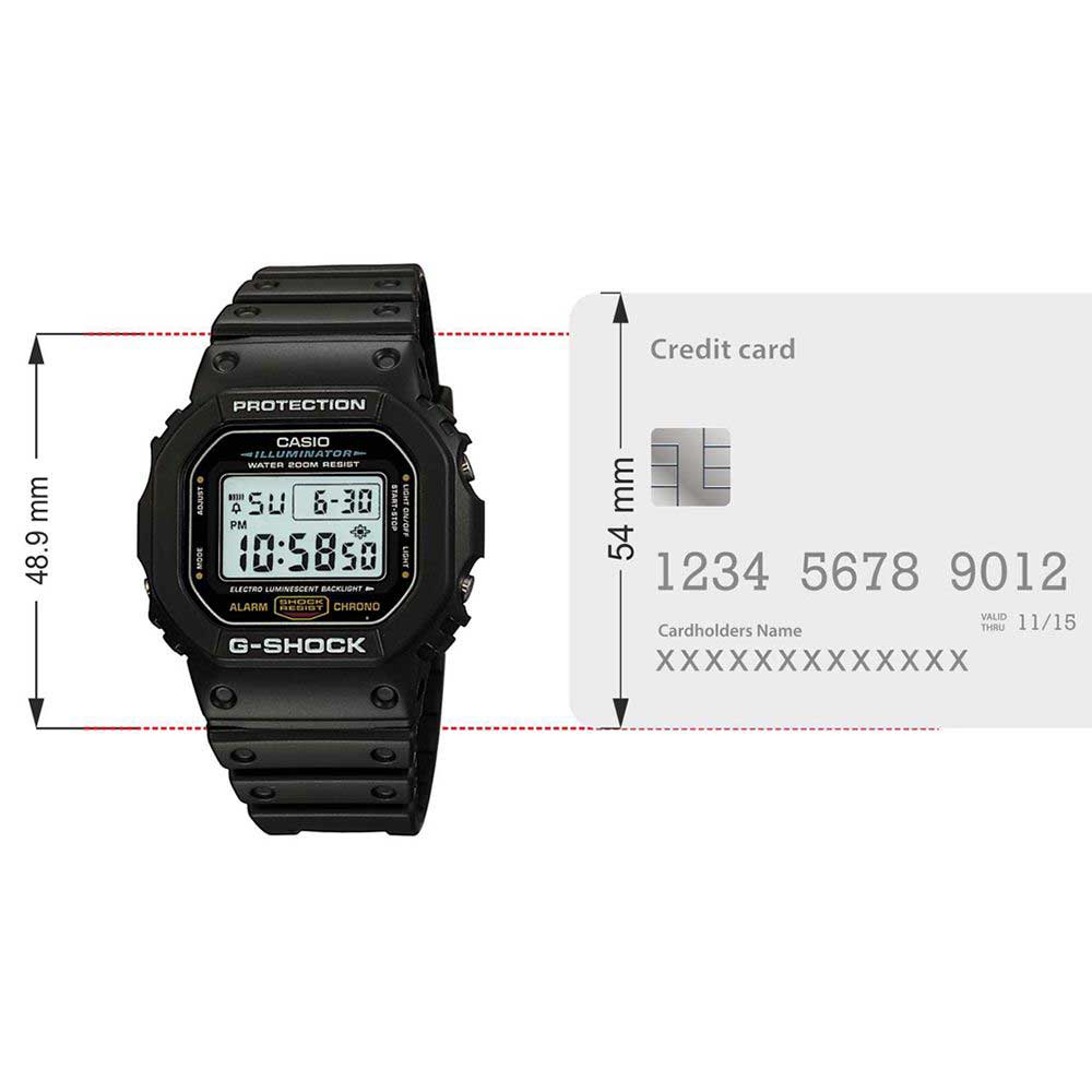 G-Shock Men G-Shock Rectangular Black Watches