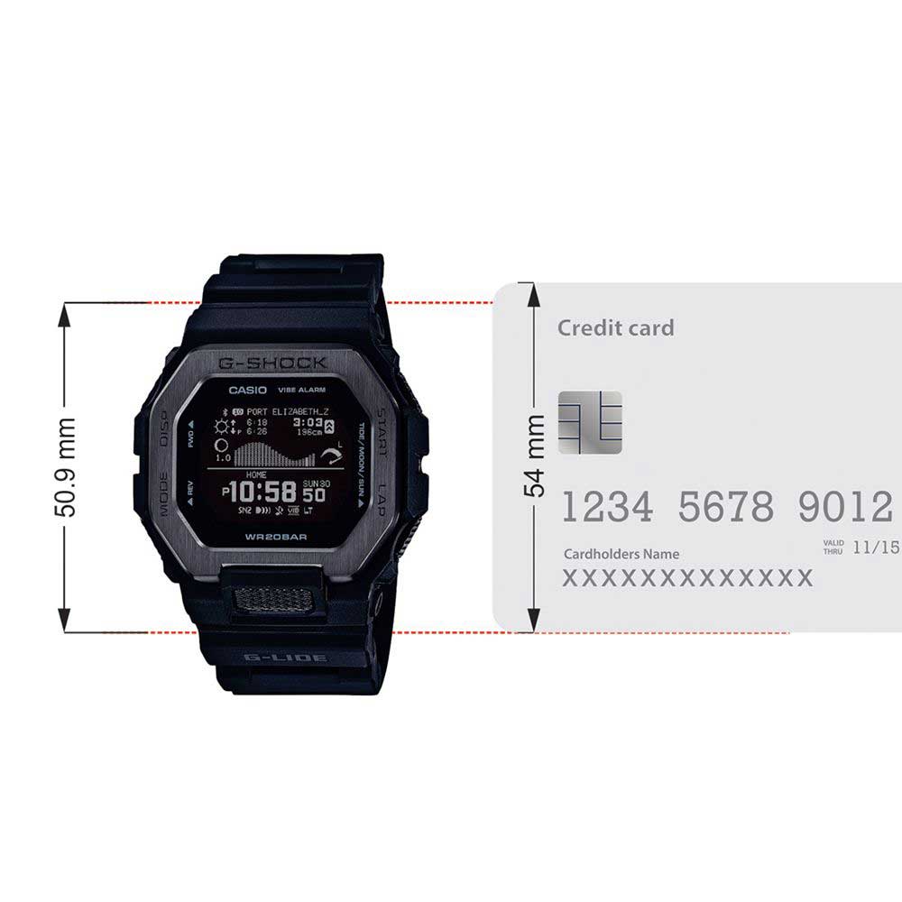G-Shock Rectangular Shape Men G1125 Helios Watch Store