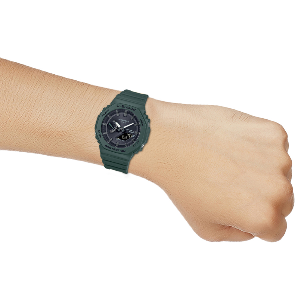 Mens green g shock watch best sale