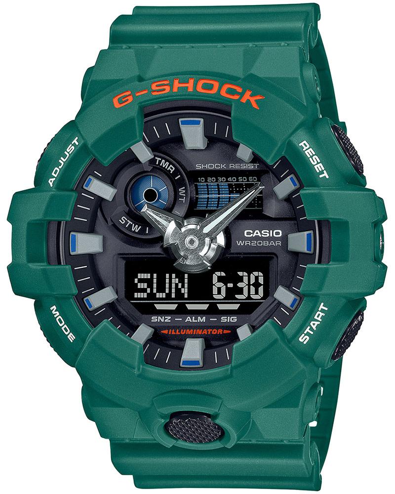 Casio Men G-shock Round Black Watches