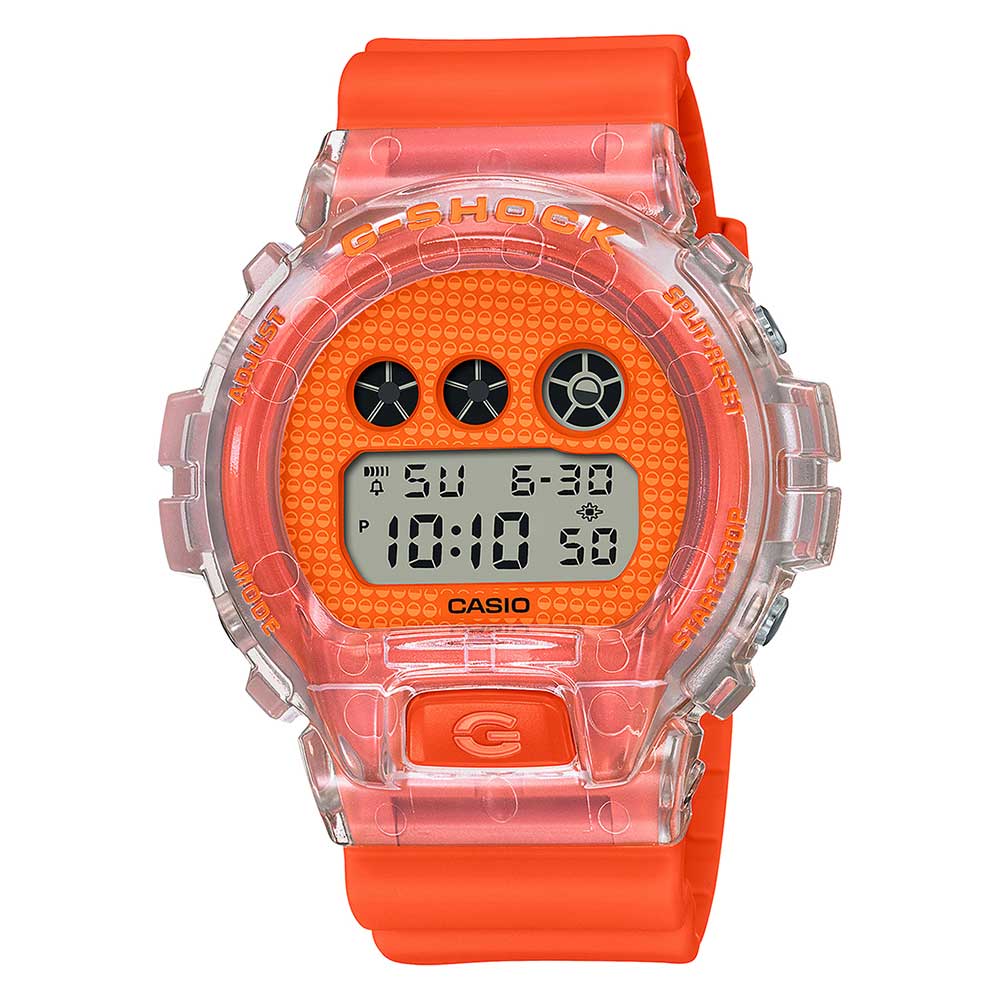 G-shock Men Dw-6900 series Round Orange Watches - Main Image