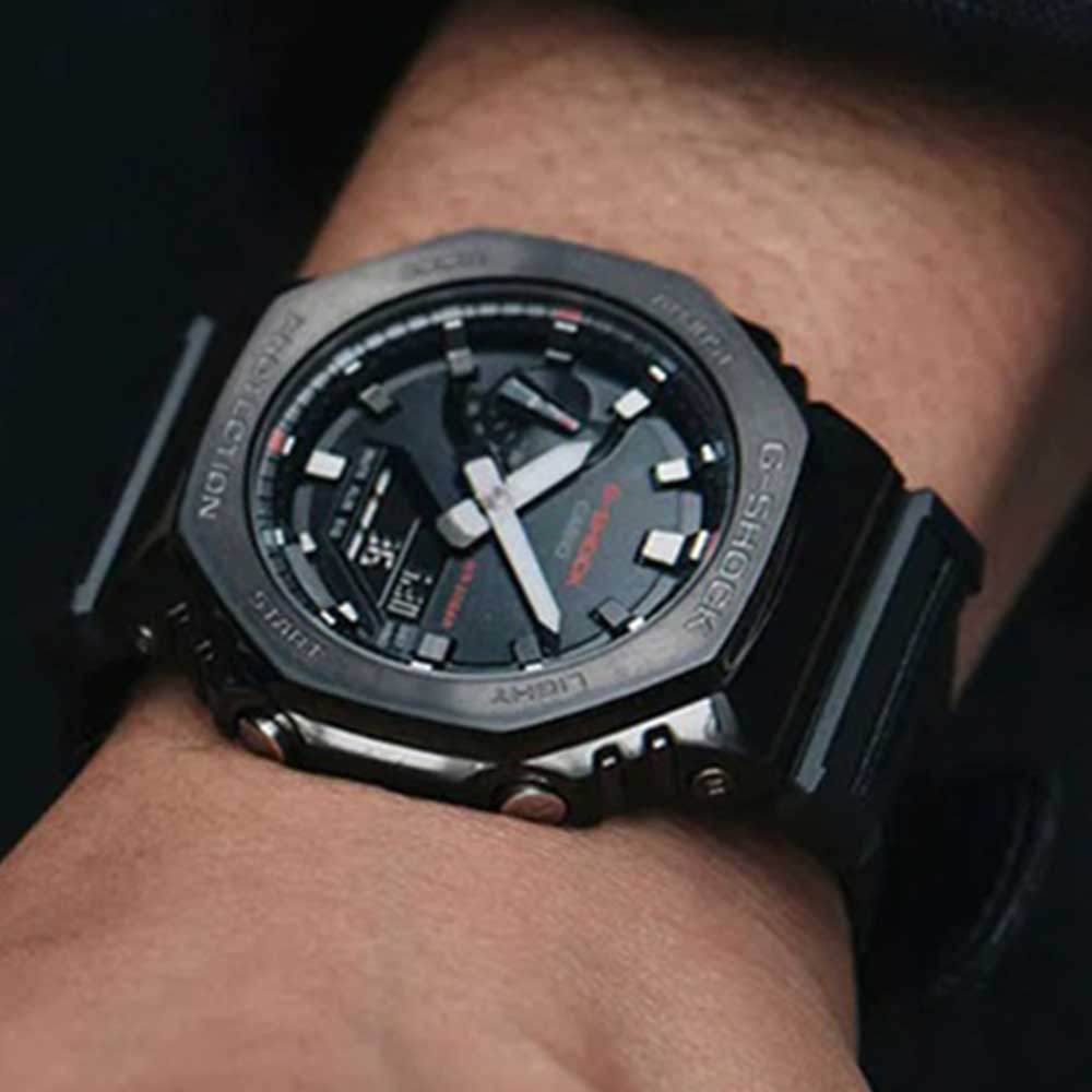 CASIO G-SHOCK ブラック腕時計 G-Shock Men METAL Black Analog/Digital Watch SKU-ID G1373 | Helios