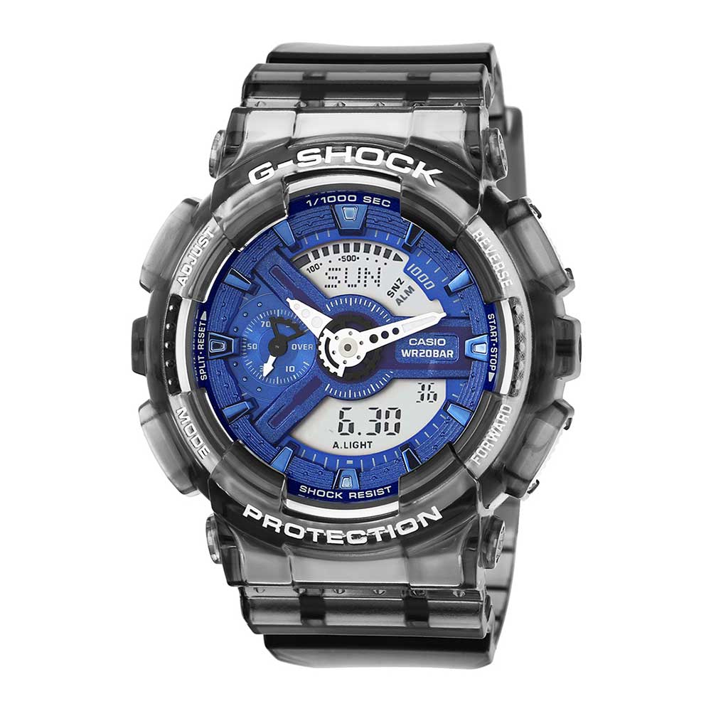 G shock Women Gma s110 Round Blue Watches