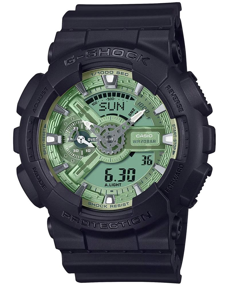 Casio Men G-SHOCK Green Analog-Digital Watch SKU-ID G1519 | Helios