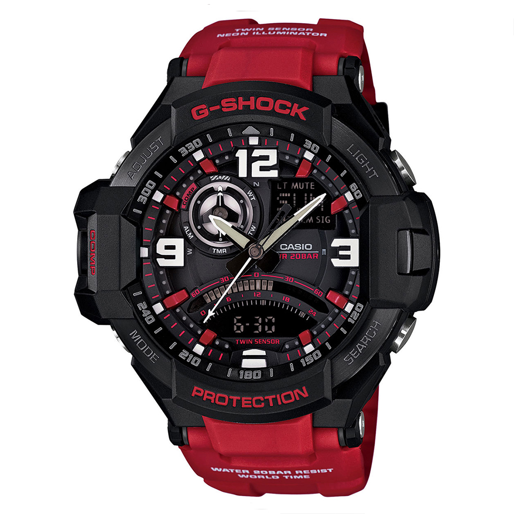 G shock watch red colour on sale