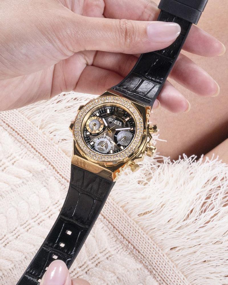 In Madurai Rolex Watch Repair Shop Guess Women FUSION Black Analog