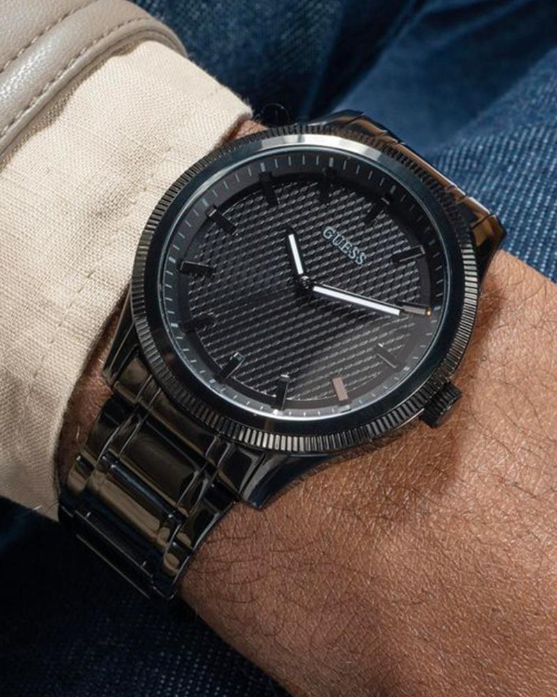 Guess Men DEX Black Analog Watch SKU-ID GW0626G3 | Helios The