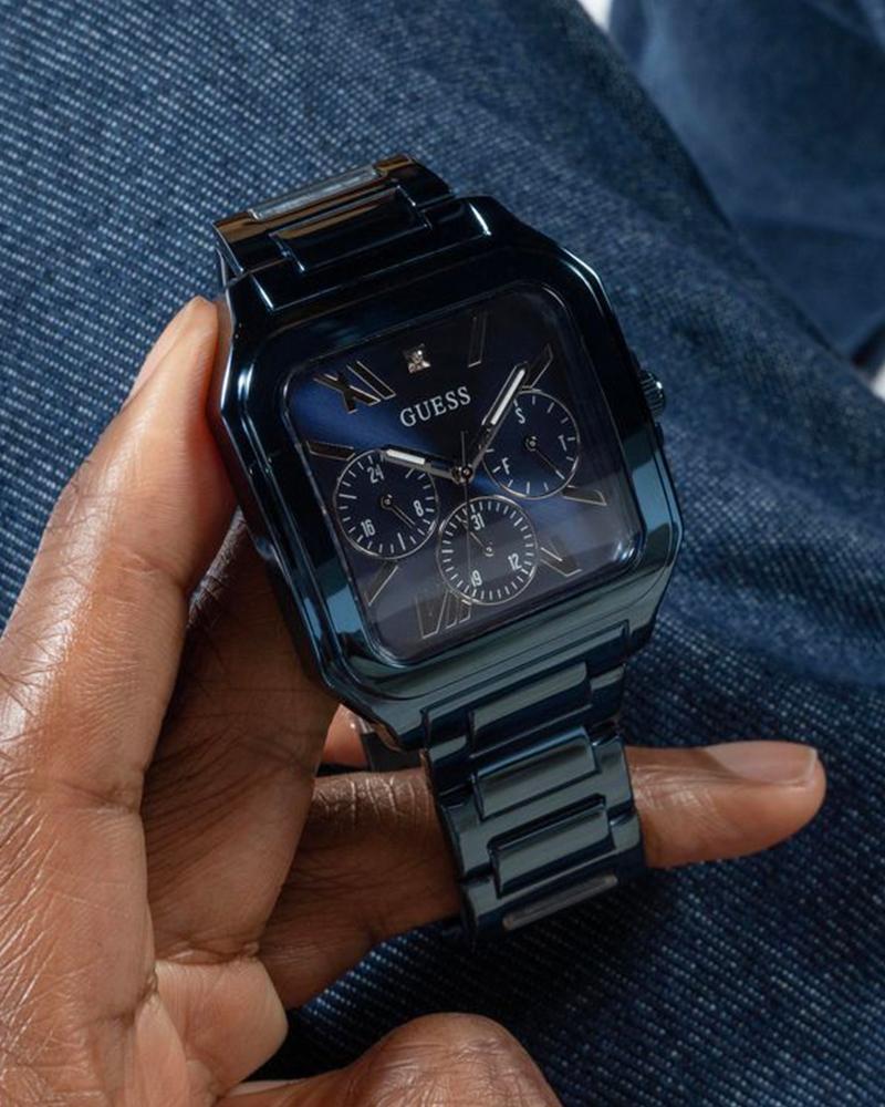 Guess Men INTEGRITY Blue Analog Watch SKU-ID GW0631G3 Helios The - Main Image