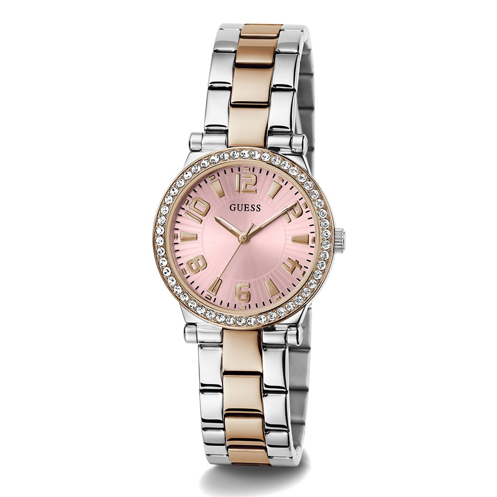 Guess Women FAWN Pink Analog Watch SKU-ID GW0686L4 Helios The