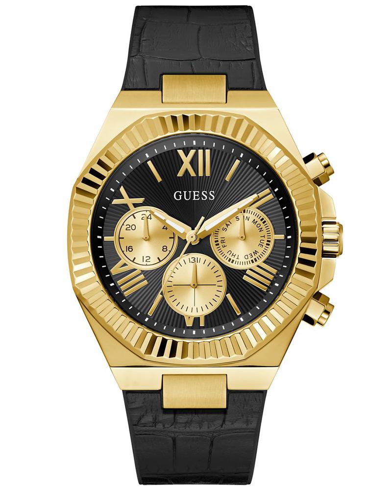Guess Men EQUITY Black Analog Watch SKU-ID GW0791G3 Helios The