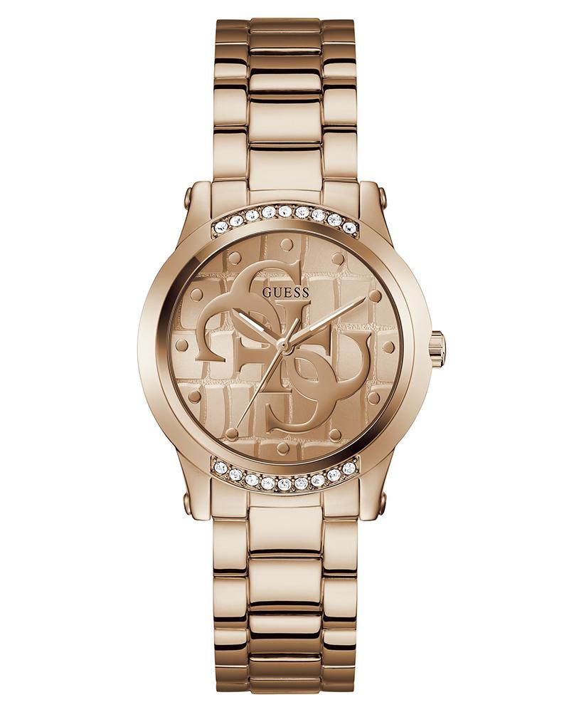 ドレスウォッチ レディース ローズゴールド Guess Treasure Rose Gold Dial Women 26mm