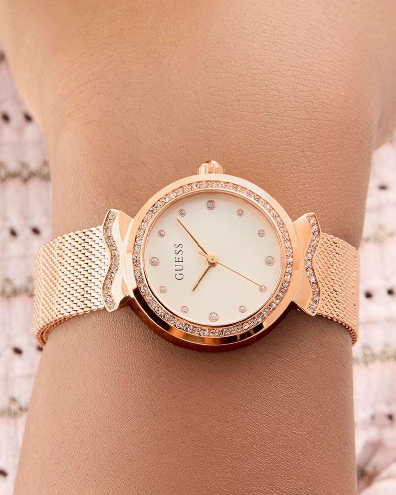 Guess Women MERMAID White Analog Watch SKU-ID GW0866L3 Helios