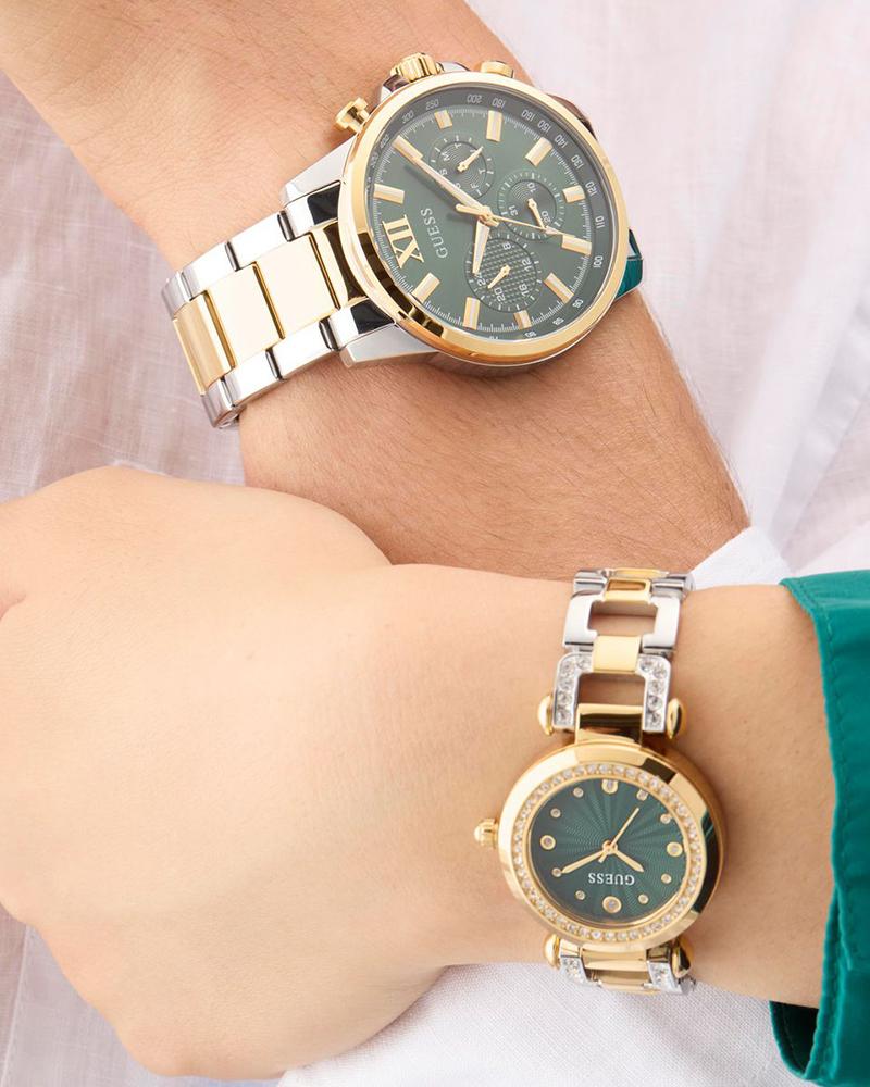 Guess Women GINGER Green Analog Watch SKU-ID GW0869L1 Helios The