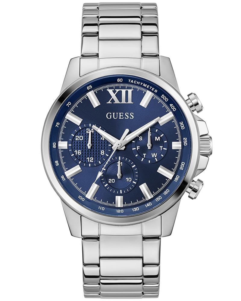 Guess Men WALKER Blue Analog Watch SKU-ID GW0900G4 Helios The