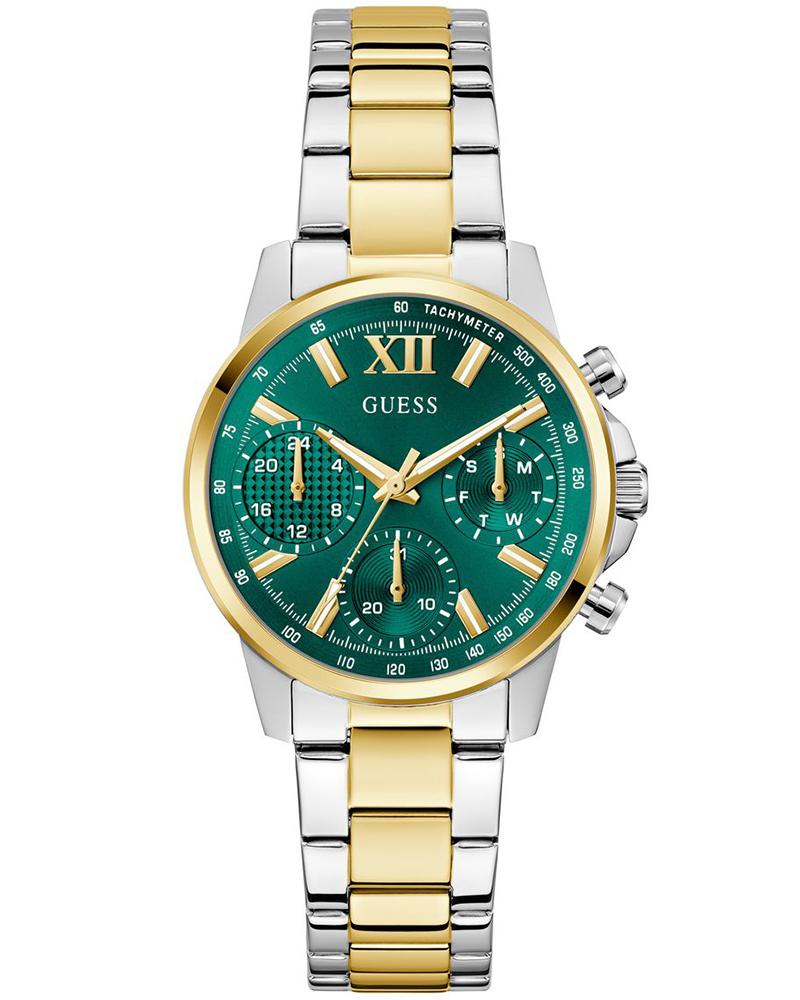Guess Women BAILEY Green Analog Watch SKU-ID GW0933L7 Helios The