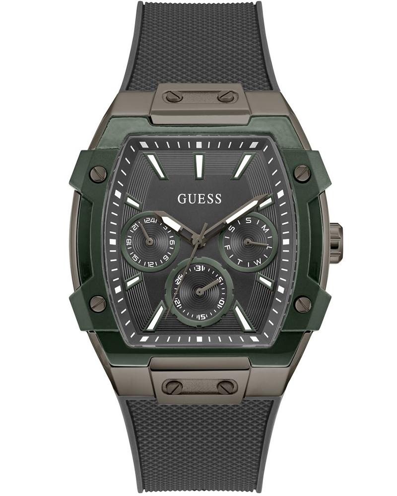 Guess Men Phoenix Rectangle Grey Watches